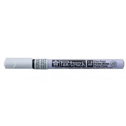 Sakura Pen-Touch fino. Blanco, oro, plata, cobre y negro por unidad.