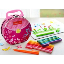 Maletín de metal Connector redondo Faber Castell