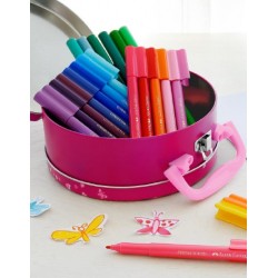 Maletín de metal Connector redondo Faber Castell