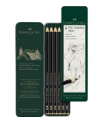 Estuche de metal Lápiz de grafito mate- Pitt Graphite Matt