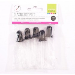 Pipeta de plástico de 7,6cm 5piezas