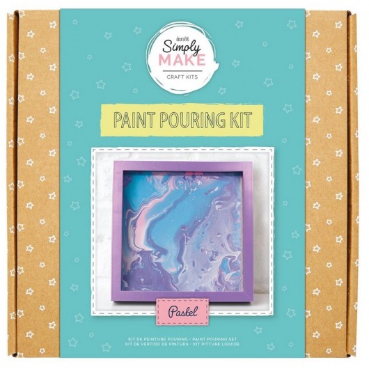 Kit Pintura Pouring pastel