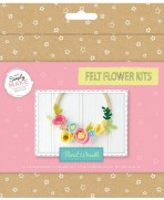 Kits de flores de fieltro Corona floral