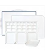 Paleta hermética antiadherente para pintura acrílica