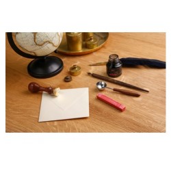 Caja de lacre tradicional y cuchara de lacre - Herbin