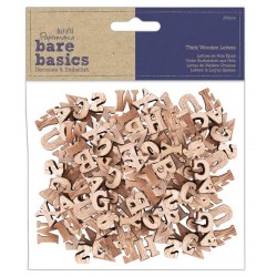 Papermania Basics Letras de Madera (200uds)
