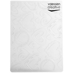 Carpeta de embossing corazones