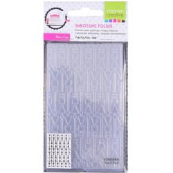 Carpeta de embossing flechas