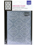 Carpeta de embossing flor del lirio
