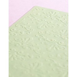 Carpeta de embossing flor del lirio