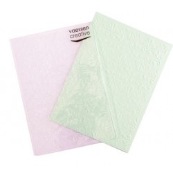 Carpeta de embossing flor del lirio