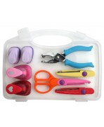 Kit de perforadoras y tijeras decorativas