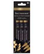 Marcadores de pintura metálica  dorado (3 piezas) Spectrum Noir