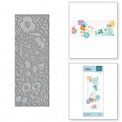 Carpeta de estampado Spellbinders Slimline Flora (20.60 x 7.90 cm)