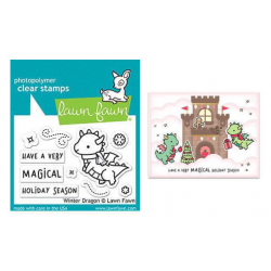 Lawn Fawn Stamps Winter Dragon