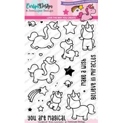 Carlijn Design sello transparente Unicorns