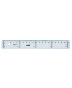 Regla de 20 cm.cristal Safta