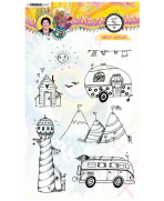 Sello transparente 148x210mm Felices fiestas Marlene's World nr.65