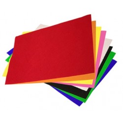 Bolsa 10 Láminas FIELTRO 20 x 30 cm 10 Colores Surtidos