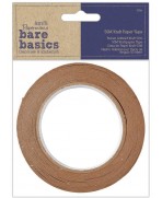 Papermania Bare Basics Kraft cinta de papel adhesiva 50m