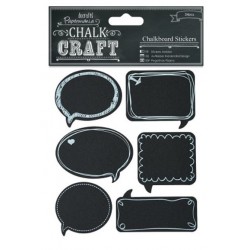 Papermania Chalkboard Stickers Globos de texto(24pcs)