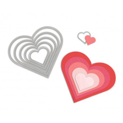 Troquel Sizzix • Framelits die set Hearts