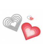 Troquel Sizzix • Framelits die set Hearts