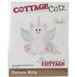 Troquel Unicornio gato 2.5"X2.5"