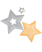 Troquel Sizzix  Framelits die set Estrellas