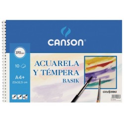 Álbum espiral A4+ 23x32,5 cm Acuarela 370 g 10H