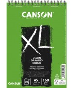Bloc XL A5 Dessin espiral 160g 30 hojas grano ligero