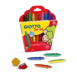 Ceras Giotto be-bè estuche de 10 colores