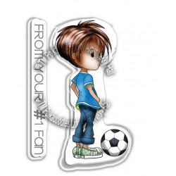 Sello transparente Little Dudes Football