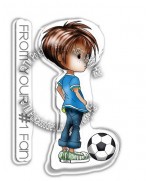 Sello transparente Little Dudes Football