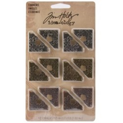 Idea-ology Tim Holtz esquinas (12pcs)
