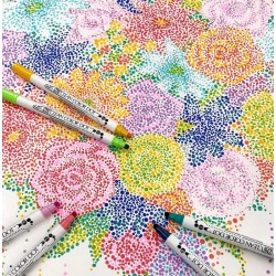 Clean Color Dot Sets de 4 pcs Kuretake