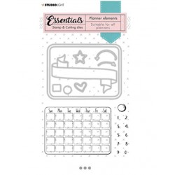 Sello transparente y troquelador planner
