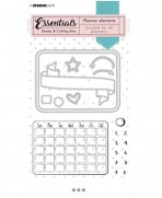 Sello transparente y troquelador planner