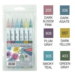 Clean Colors set 6 colores Kuretake