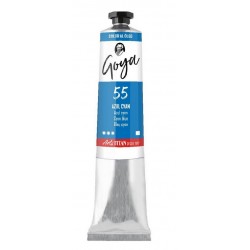 Óleo Azul cian N° 55 tubo 60 ml Titan Goya