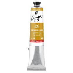 Óleo Ocre amarillo claro N° 86 tubo 60 ml Titan Goya