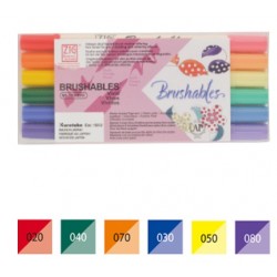 ZIG MEMORY SYSTEM BRUSHABLES 6 colores 12 tonos de Kuretake