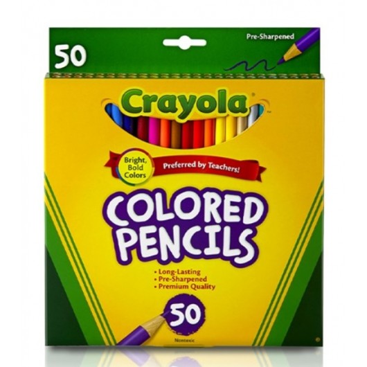 Crayola 50 Lápices de Colores