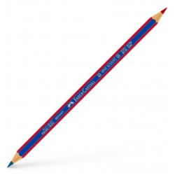 LAPIZ FABER BICOLOR 2160 Rojo y azul FINO