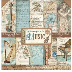 Scrapbooking Stamperia Music
