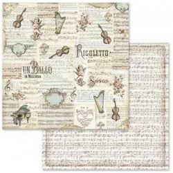 Scrapbooking Stamperia Music
