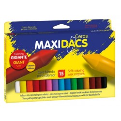 CERA MAXIDACS 15 COLORES SURTIDOS