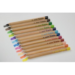 Estuche 12 lápices de colores gruesos Trimax
