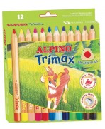 Estuche 12 lápices de colores gruesos Trimax