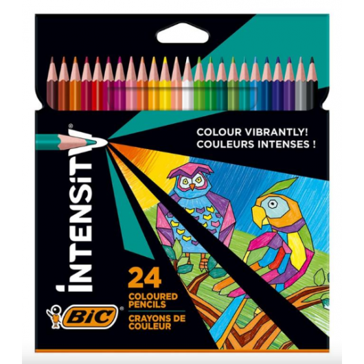 24 Lápices de colores BIC...